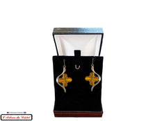 Load image into Gallery viewer, Maison Klein Stainless Steel &amp; Crystal Luxury Women&#39;s Earrings Set : Super Quadra Red
