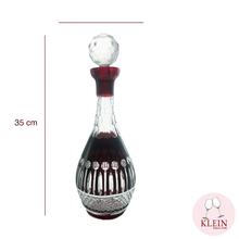 Load image into Gallery viewer, Service Roemer : Saint Petersburg Ruby Crystal Decanter Lined Maison Klein 54120 Baccarat France
