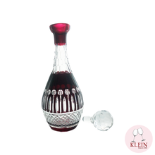 Load image into Gallery viewer, Service Roemer : Saint Petersburg Ruby Crystal Decanter Lined Maison Klein 54120 Baccarat France
