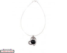 Charger l&#39;image dans la galerie, Coffret Luxe Collier Femme &quot;Bijoux Créateur&quot; Acier Inoxydable et Cristal Maison Klein : Coeur Éclat
