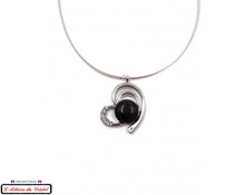 Charger l&#39;image dans la galerie, Coffret Luxe Collier Femme &quot;Bijoux Créateur&quot; Acier Inoxydable et Cristal Maison Klein : Coeur Éclat
