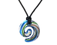 Charger l&#39;image dans la galerie, Coffret Luxe &quot;Summer Vibes&quot; Pendentif Spirale en Cristal Maison Klein Ambre Doré
