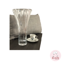 Load image into Gallery viewer, Flared Crystal Vase 38 cm
