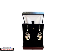 Load image into Gallery viewer, Luxury Women&#39;s Earrings Set &quot;Designer Jewelry&quot; Stainless Steel and Crystal by Maison Klein : Serpenti Champagne
